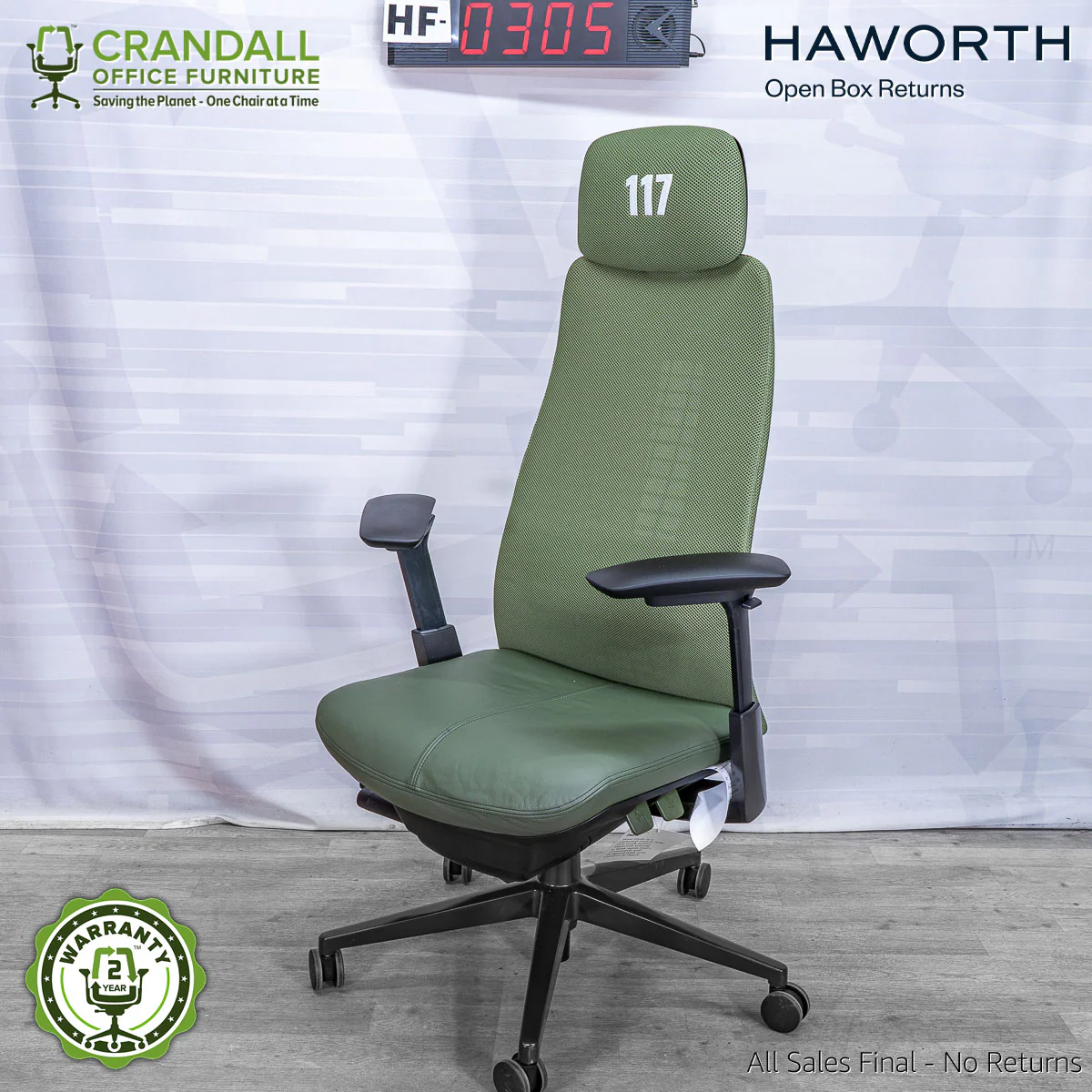 HF-0305 - Haworth Fern with Headrest