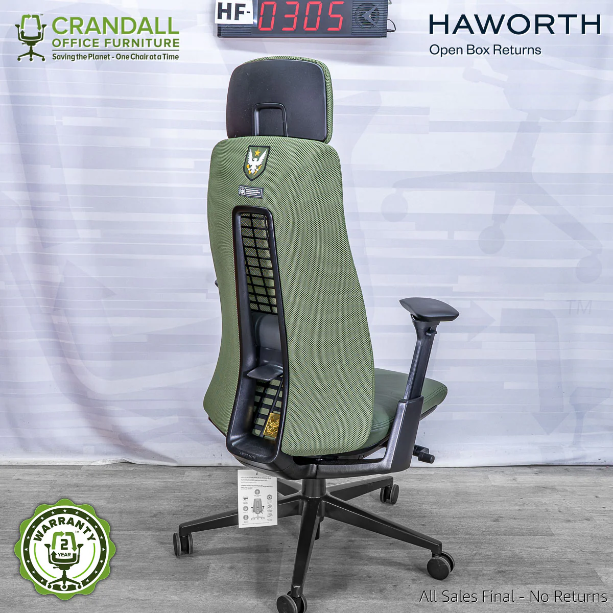 HF-0305 - Haworth Fern with Headrest - Image 2