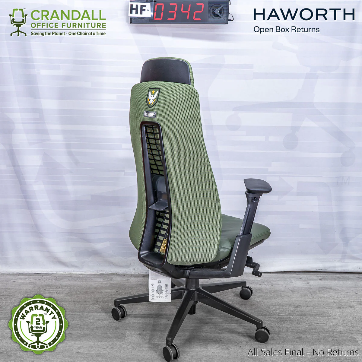 HF-0342 - Haworth Fern with Headrest - Image 2