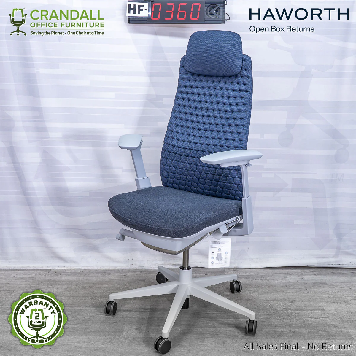 HF-0360 - Haworth Fern with Headrest