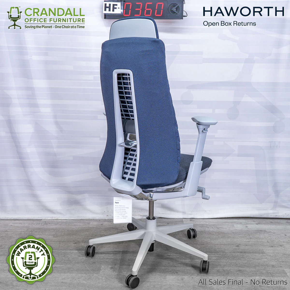 HF-0360 - Haworth Fern with Headrest - Image 2