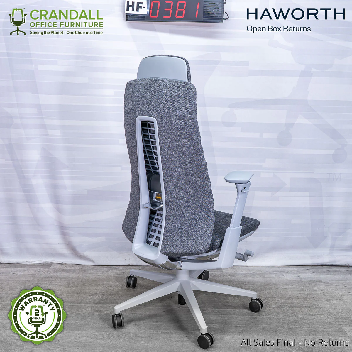 HF-0381 - Haworth Fern with Headrest - Image 2