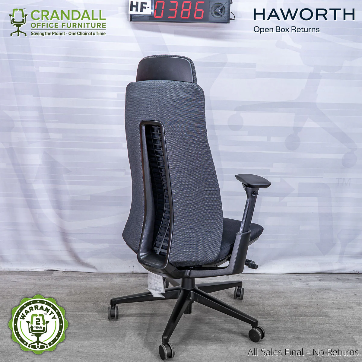HF-0386 - Haworth Fern with Headrest - Image 2