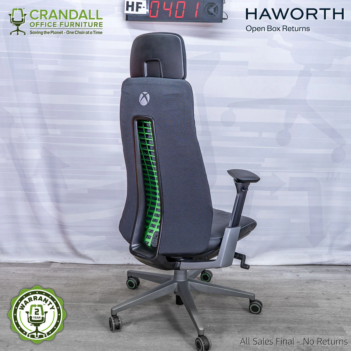 HF-0401 - Haworth Fern with Headrest - Image 2