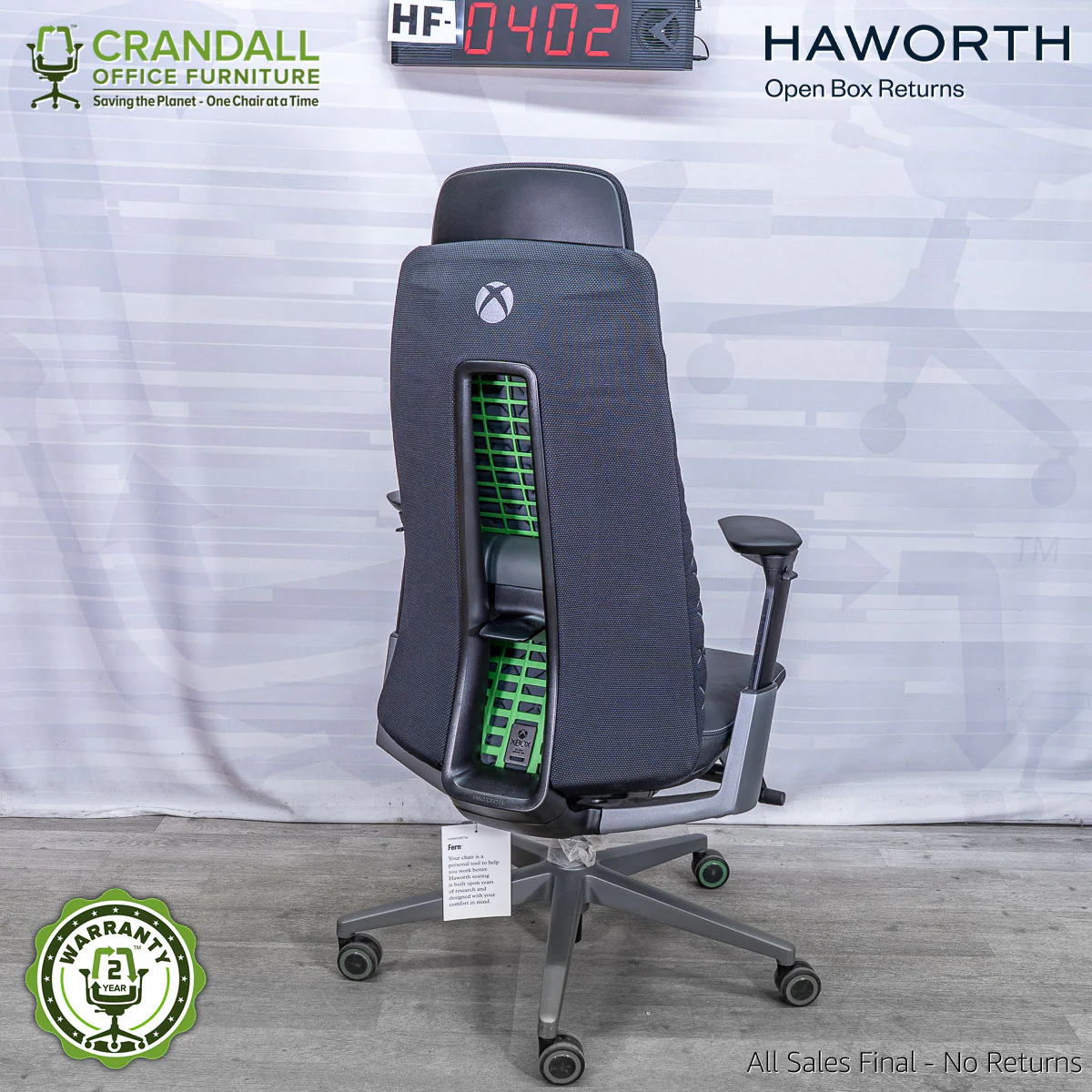 HF-0402 - Haworth Fern with Headrest - Image 2