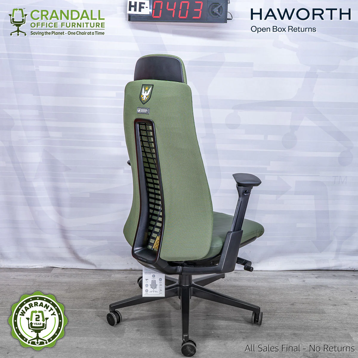 HF-0403 - Haworth Fern with Headrest - Image 2