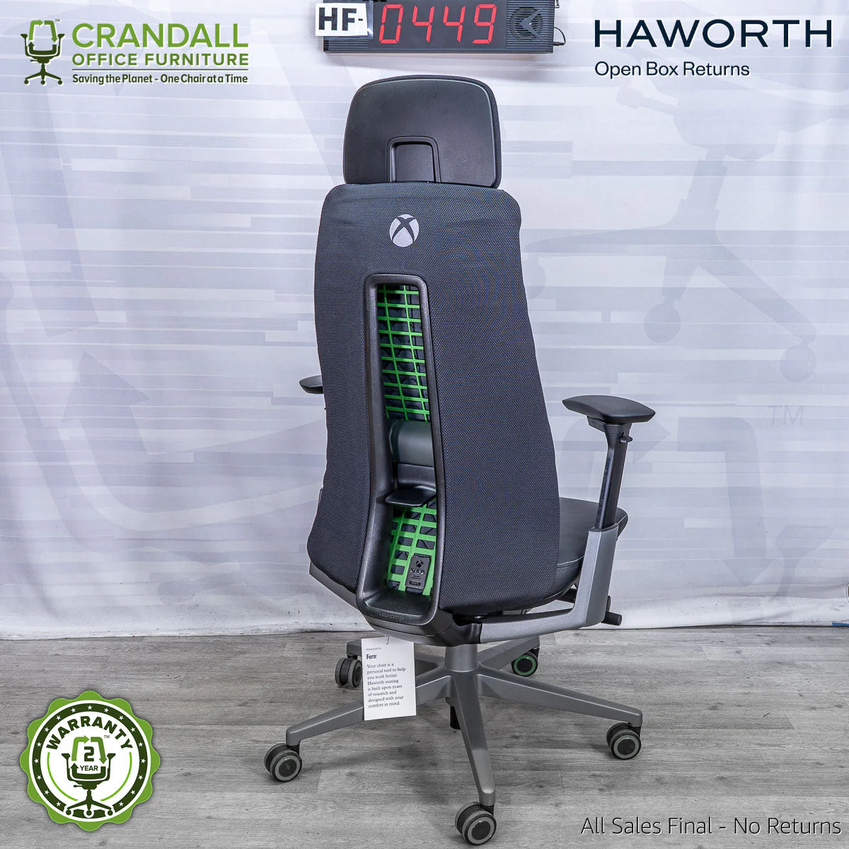 HF-0449 - Haworth Open Box Fern - Image 2
