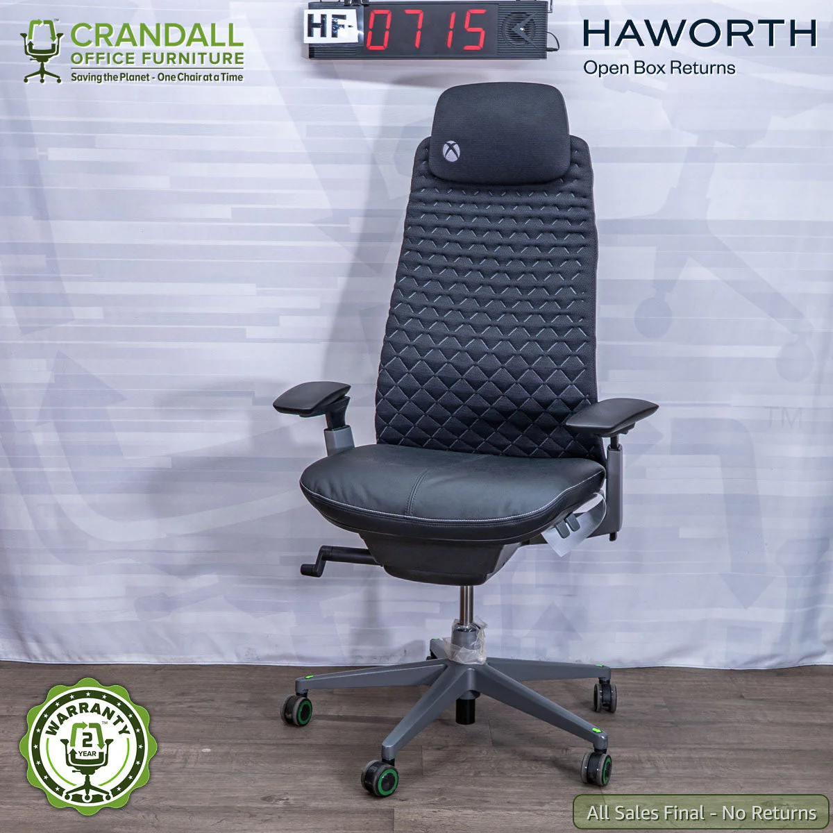HF-0715 - Haworth Open Box Returns Fern - XBOX
