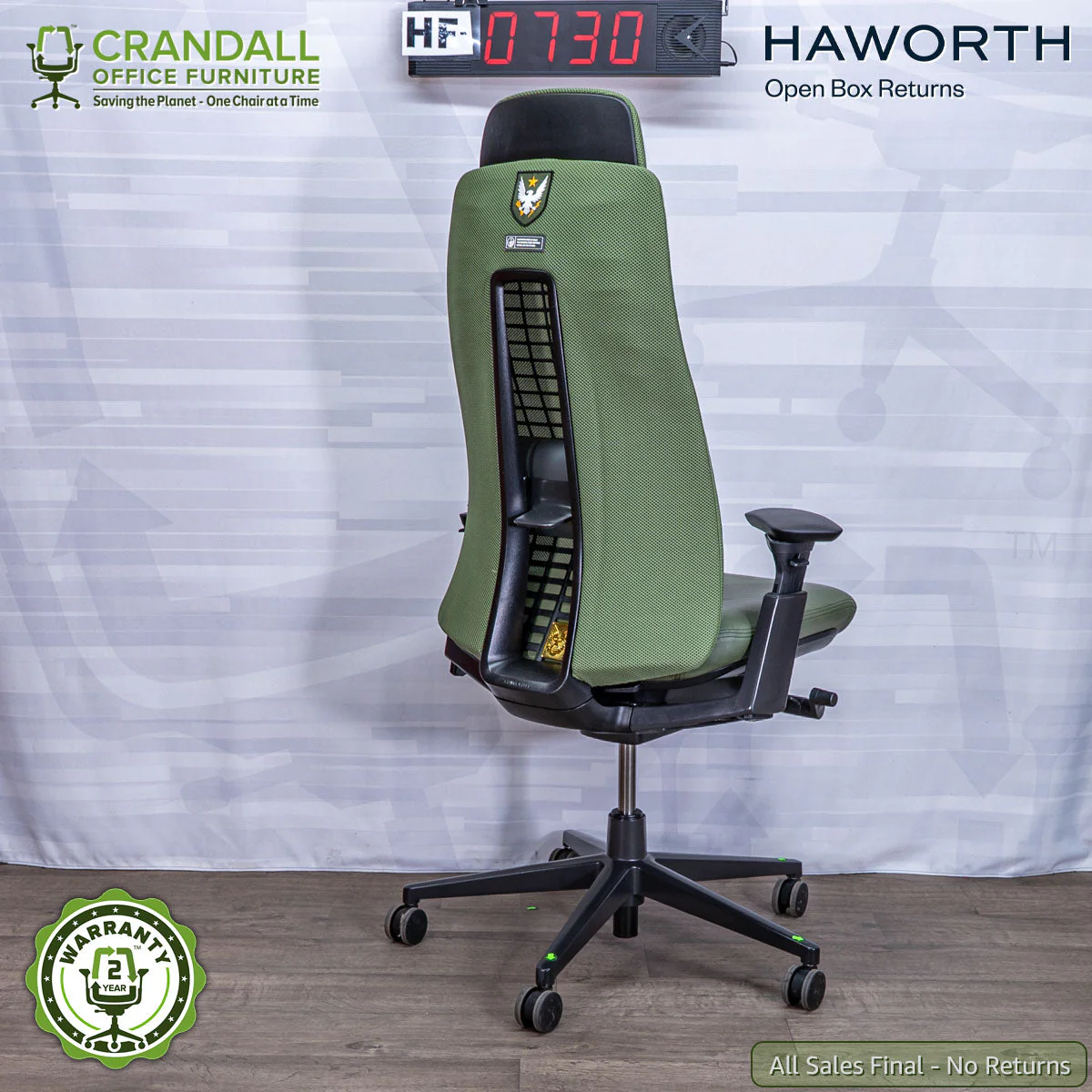 HF-0730 - Haworth Open Box Returns Fern - HALO - Image 2