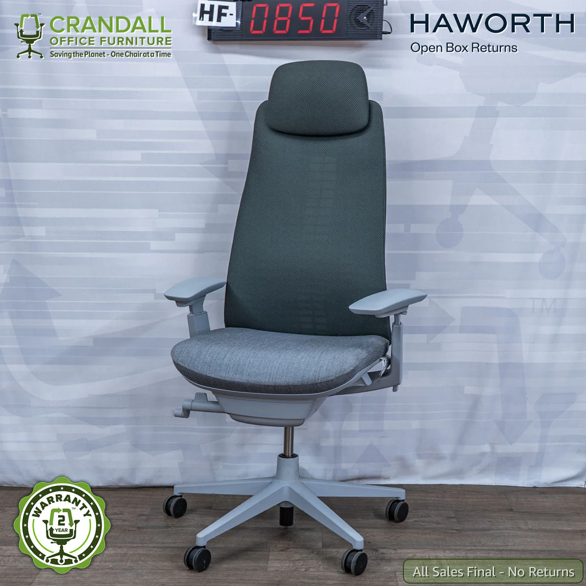 HF-0850 - Haworth Open Box Returns Fern