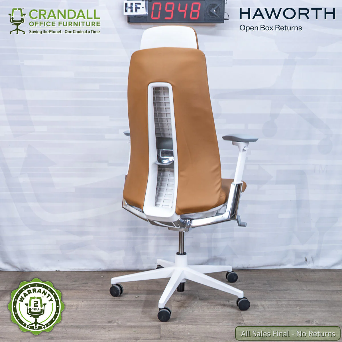 HF-0948 - Haworth Open Box Returns Fern with Headrest - Image 2