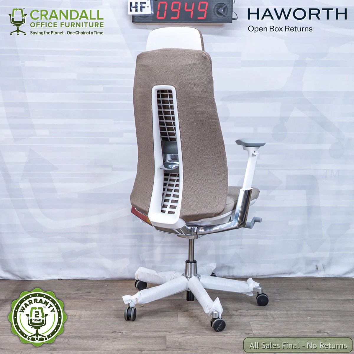HF-0949 - Haworth Open Box Returns Fern with Headrest - Image 2