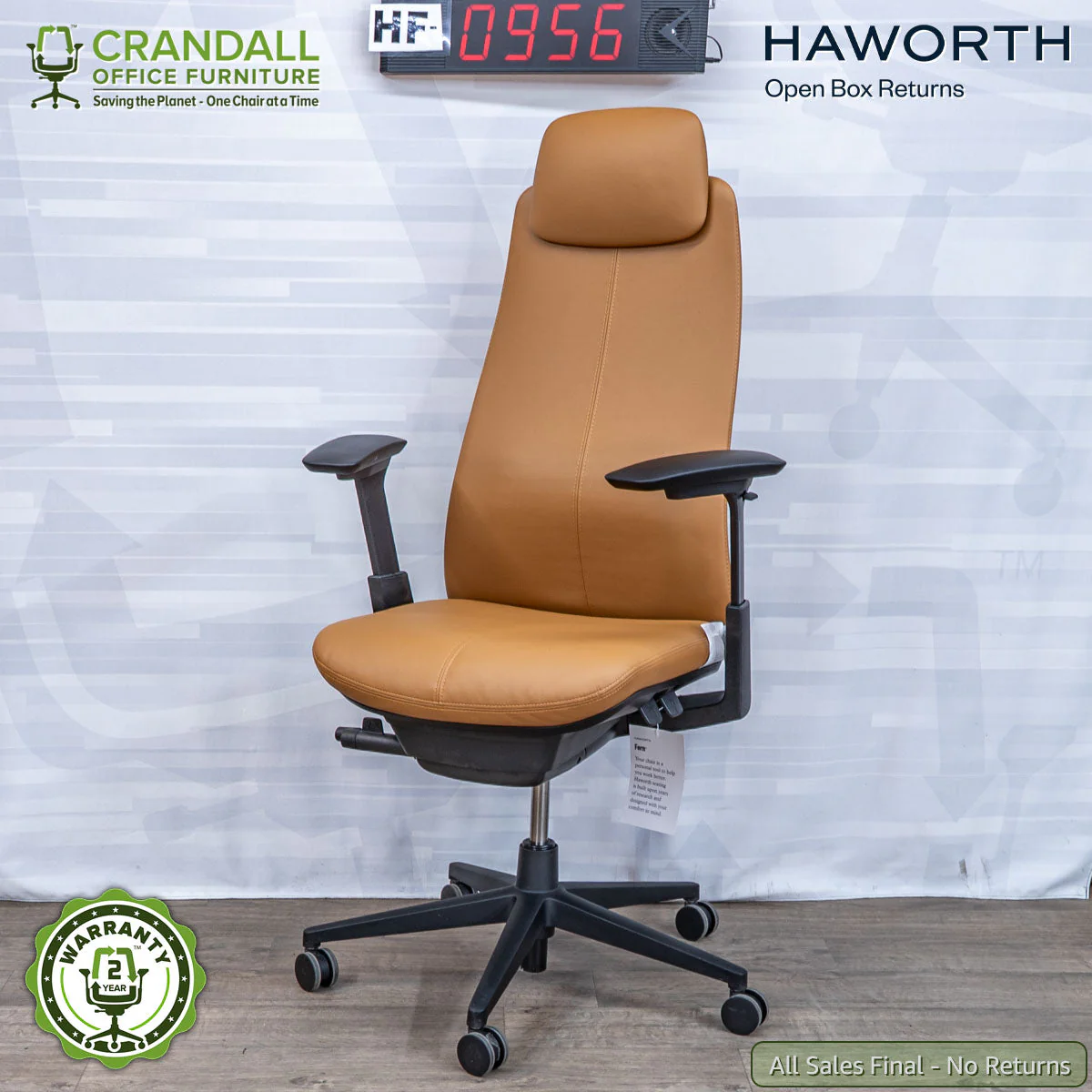 HF-0956 - Haworth Open Box Returns Fern with Headrest
