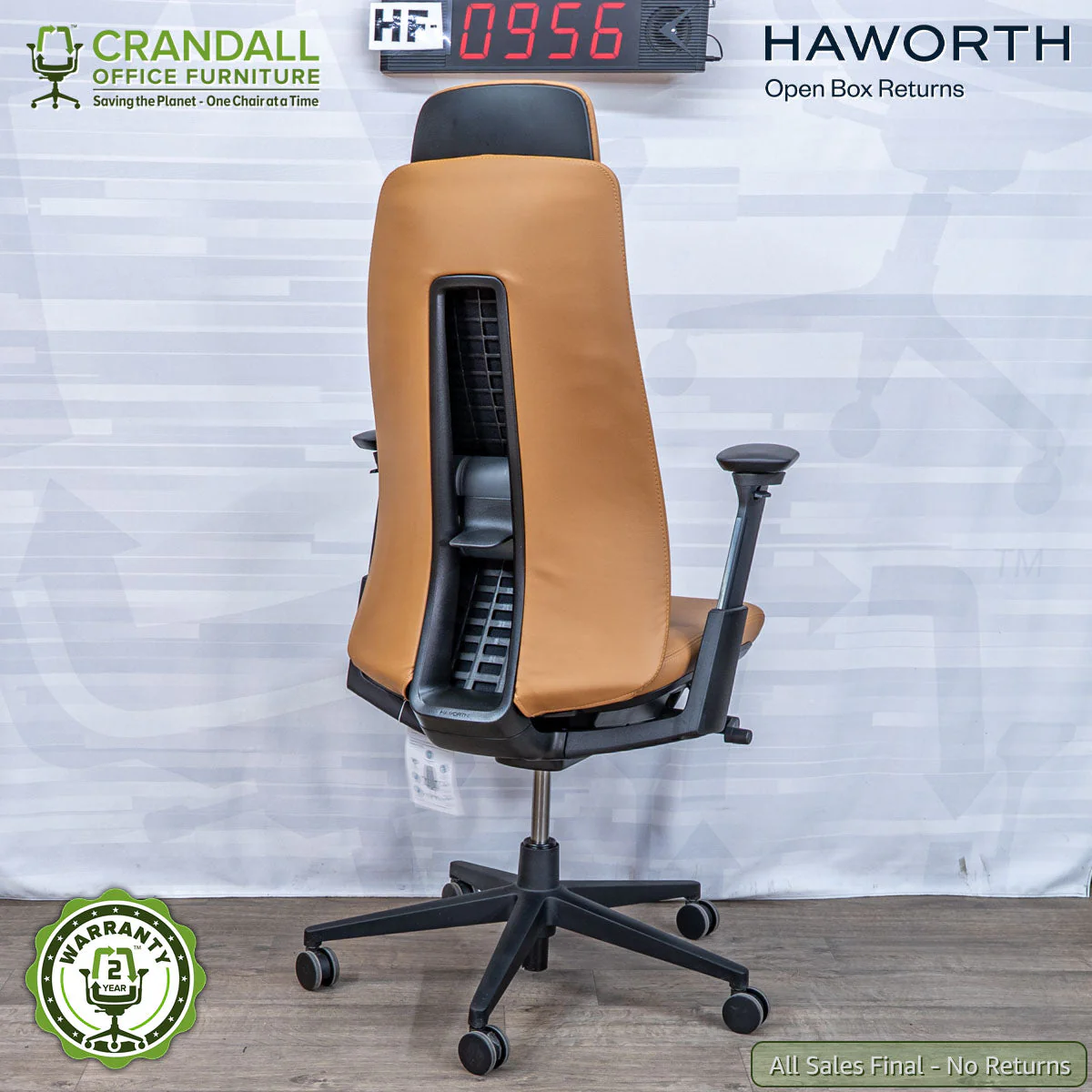 HF-0956 - Haworth Open Box Returns Fern with Headrest - Image 2