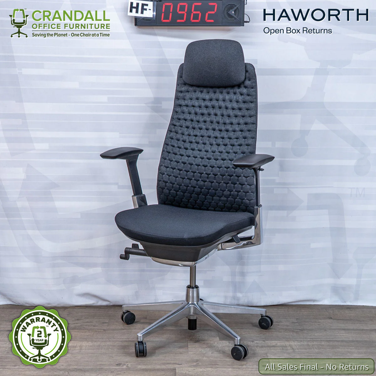 HF-0962 - Haworth Open Box Returns Fern with Headrest