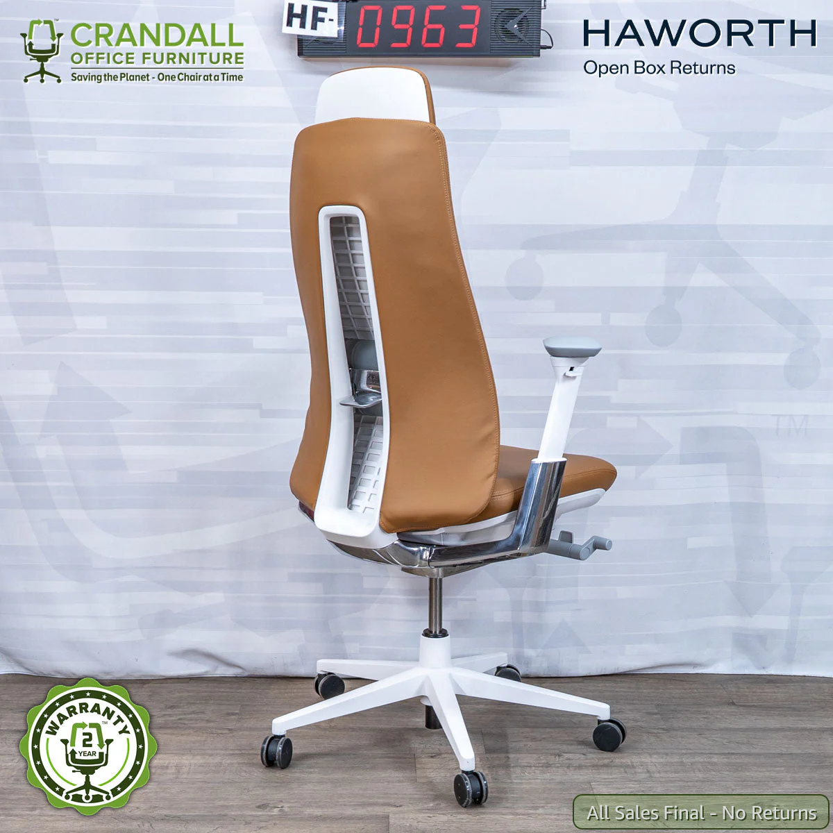 HF-0963 - Haworth Open Box Returns Fern with Headrest - Image 2