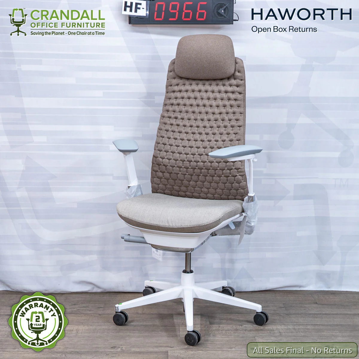 HF-0966 - Haworth Open Box Returns Fern with Headrest