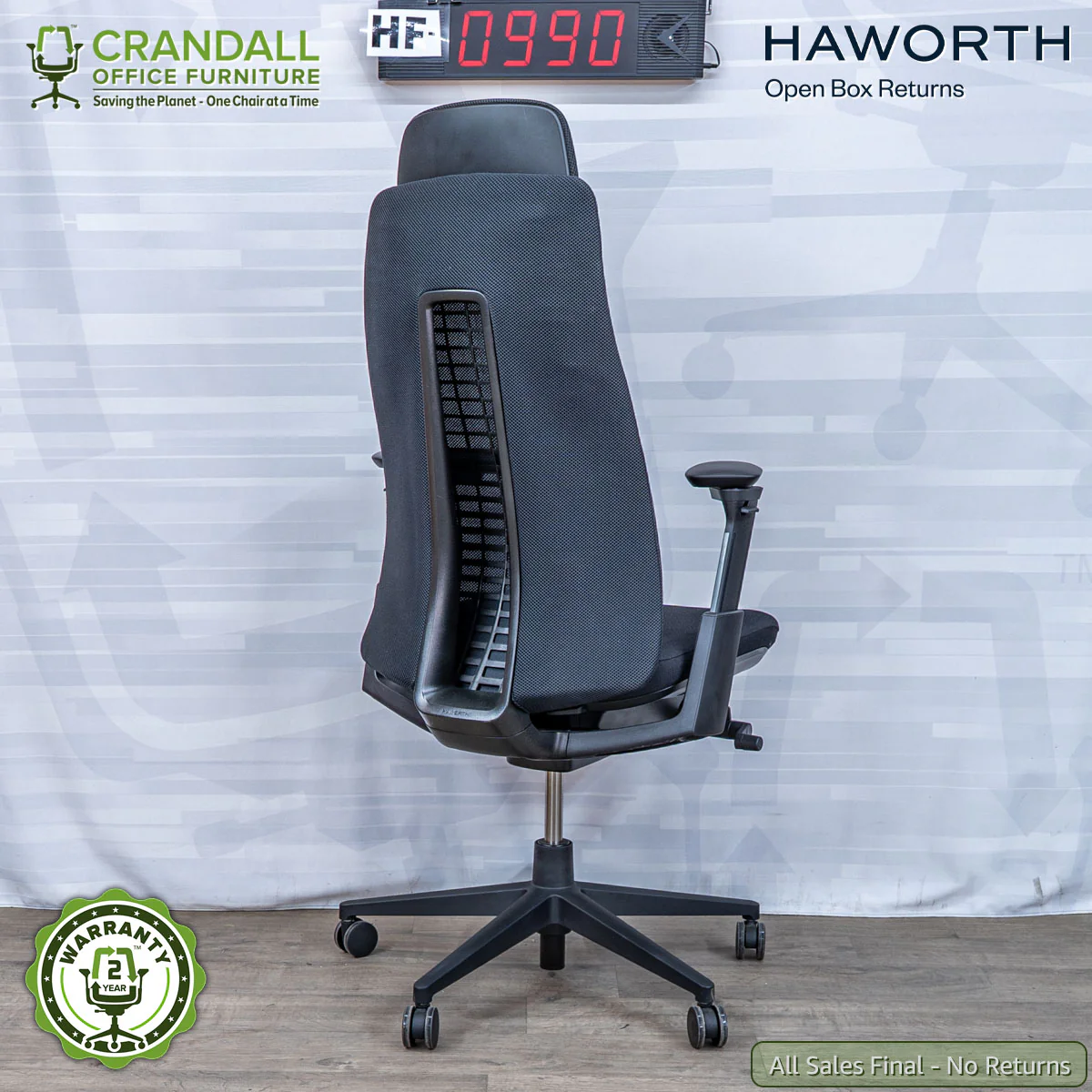 HF-0990 - Haworth Open Box Returns Fern with Headrests - Image 2