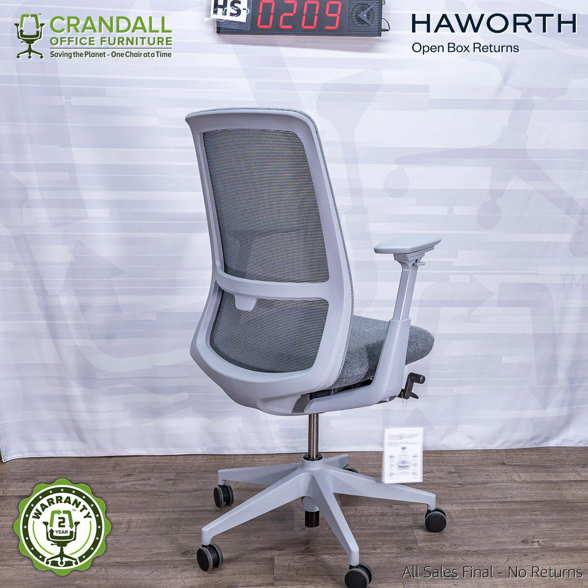 HS-0209 - Haworth Open Box Returns Soji - Image 2