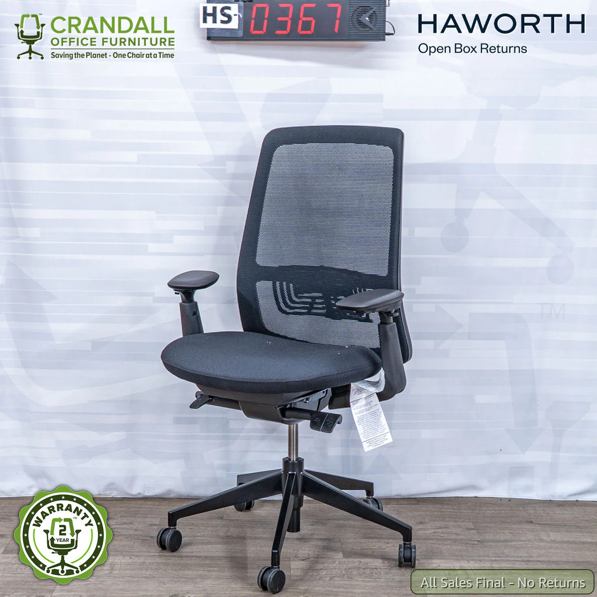 HS-0367 - Haworth Open Box Returns Soji