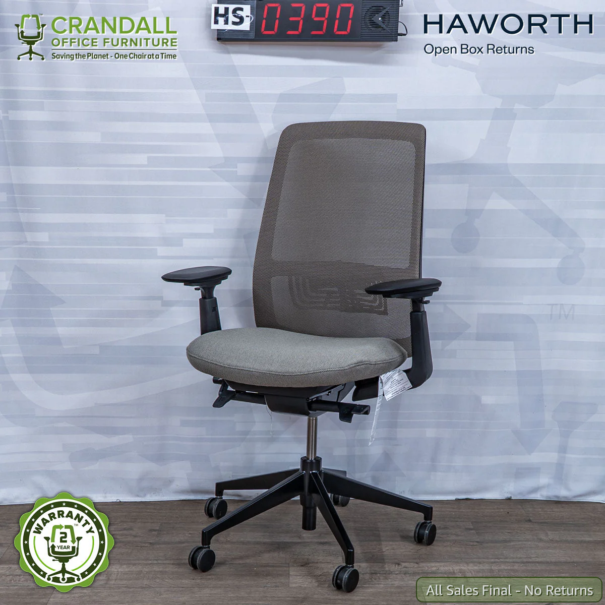 HS-0390 - Haworth Open Box Returns Soji
