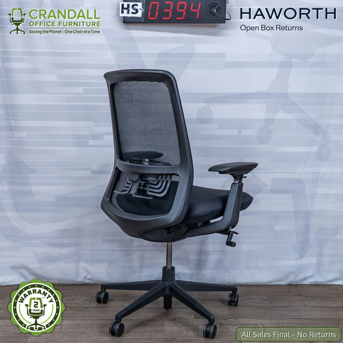 HS-0394 - Haworth Open Box Returns Soji XL - Image 2