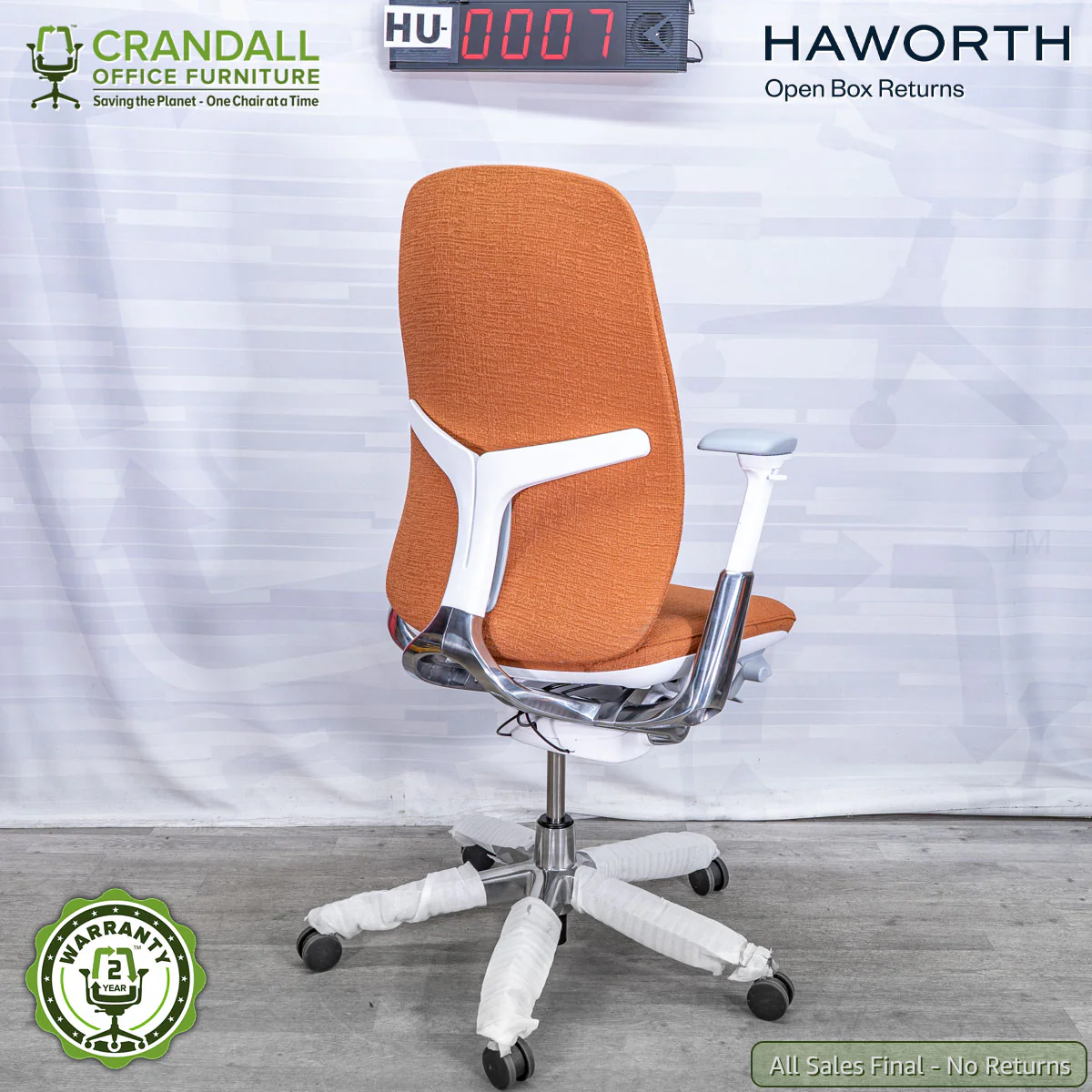 HU-0007 - Haworth Open Box Returns Zody LX Upholstered - Image 2