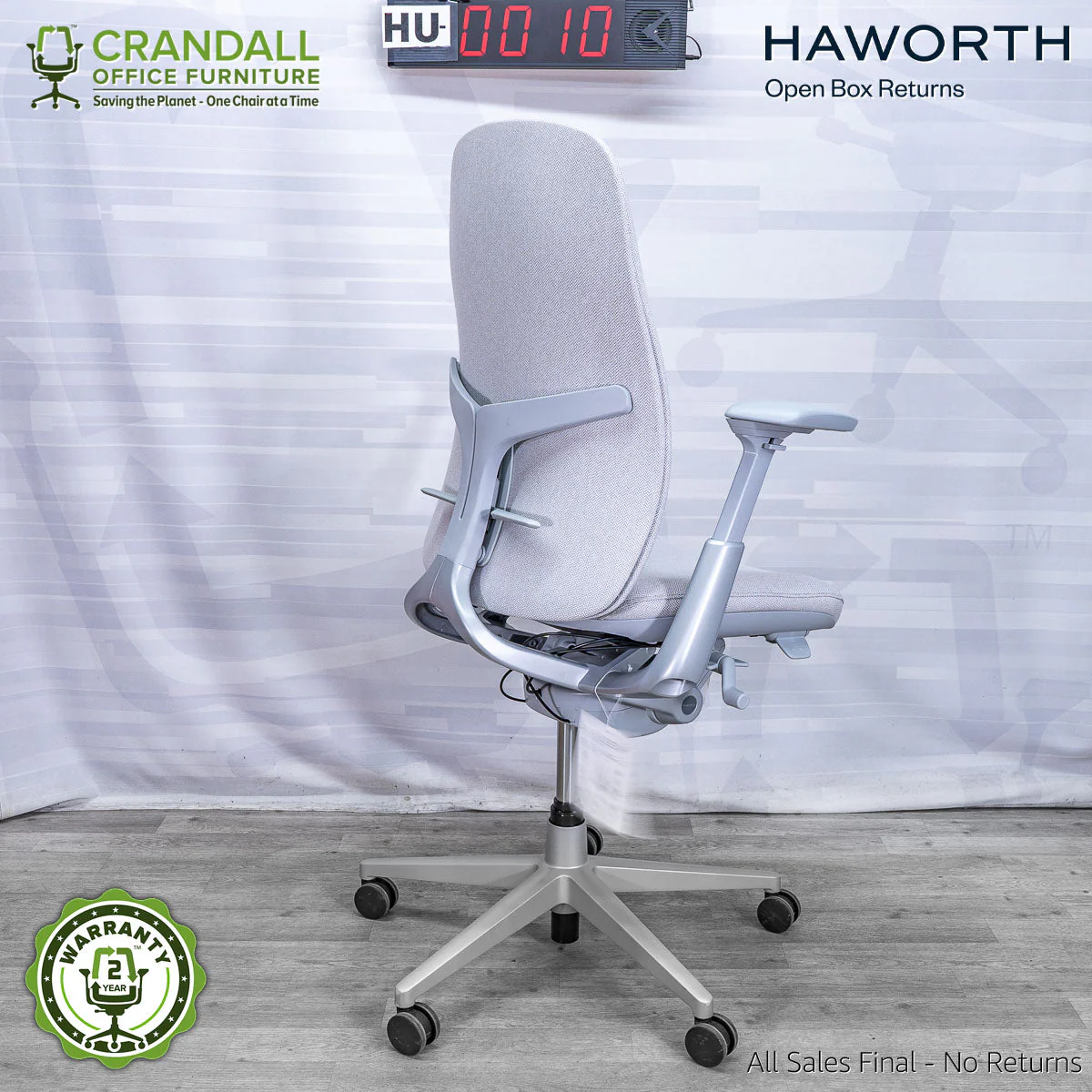 HU-0010 - Haworth Open Box Zody LX Upholstered - Image 2