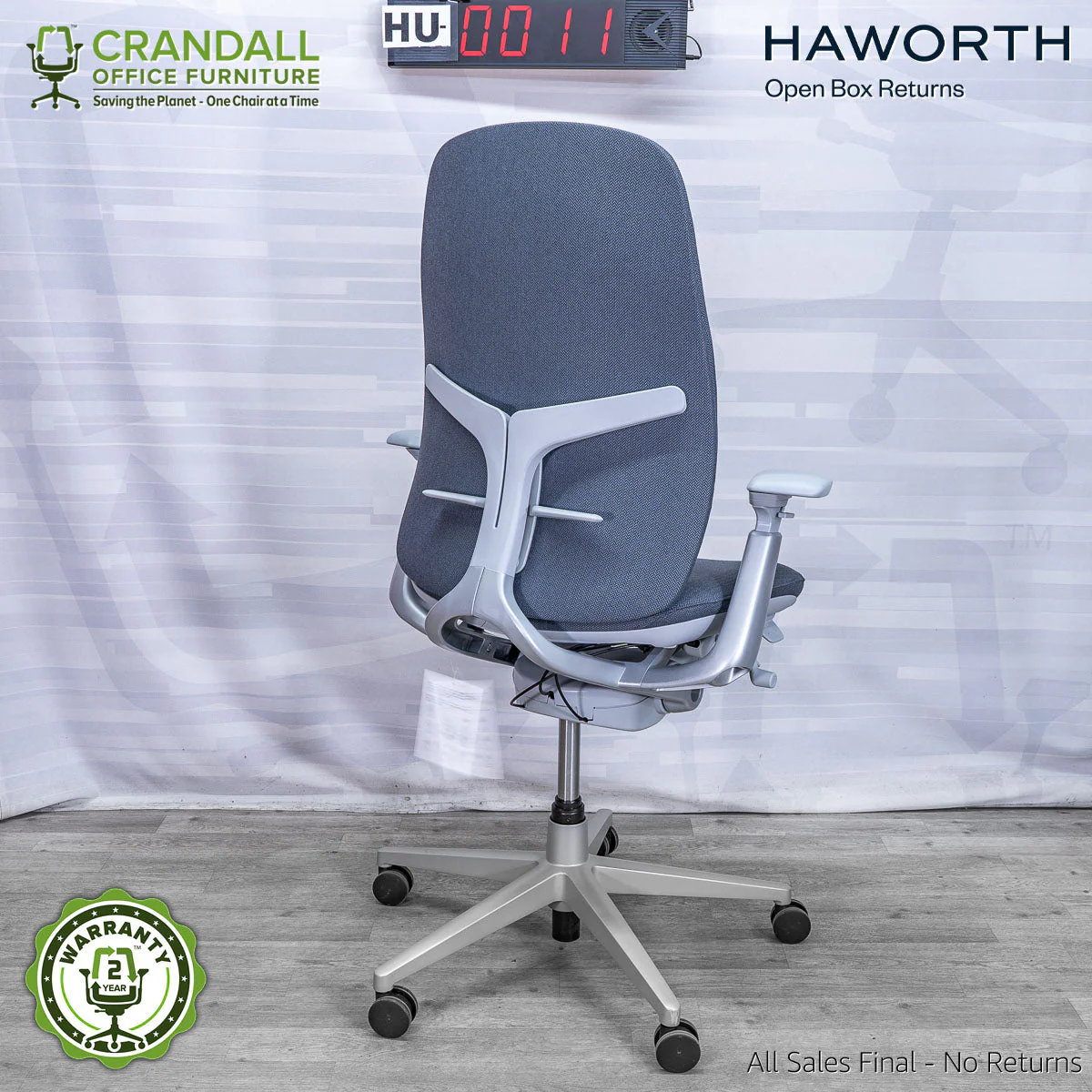 HU-0011 - Haworth Open Box Zody LX Upholstered - Image 2