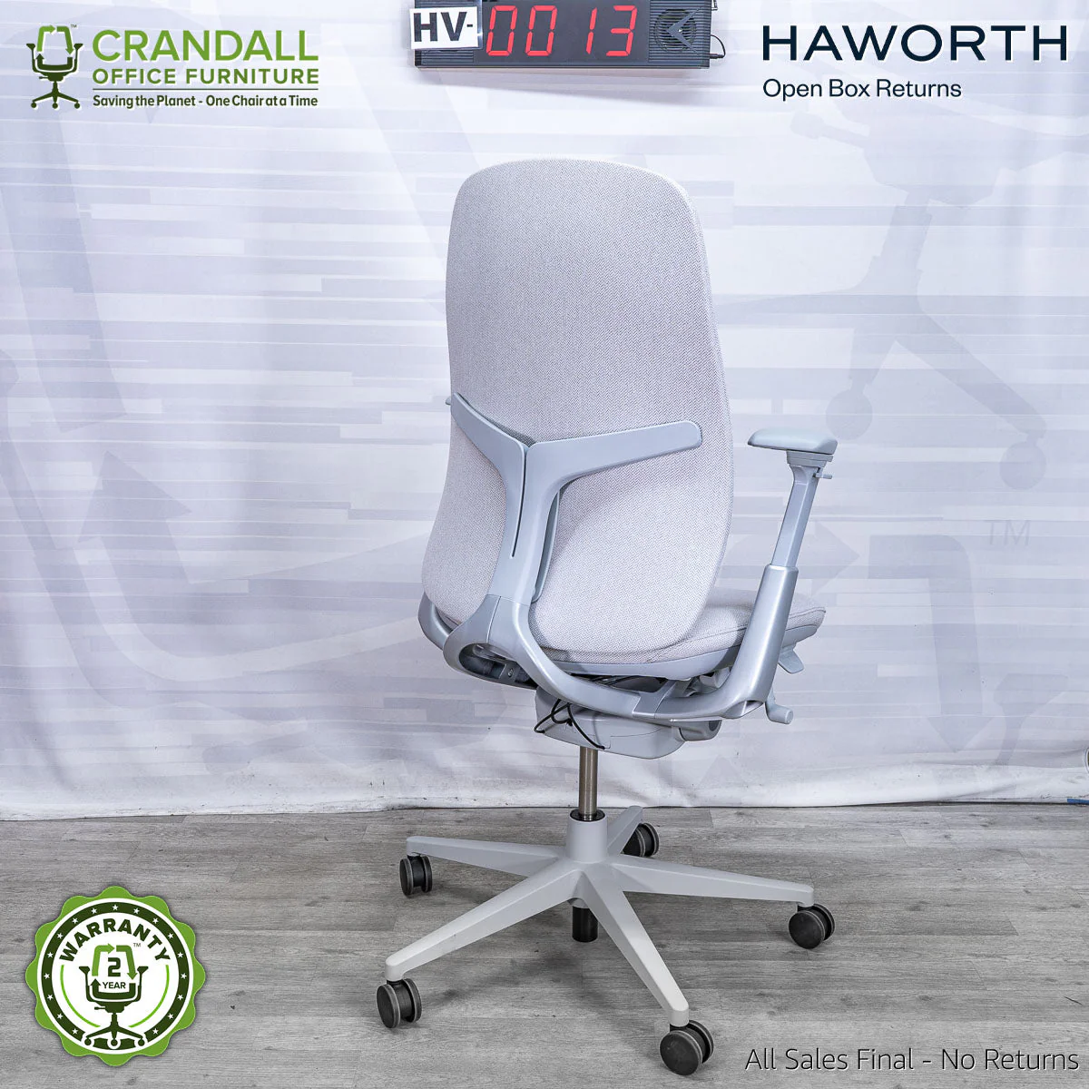 HU-0013 - Haworth Open Box Zody LX Upholstered - Image 2