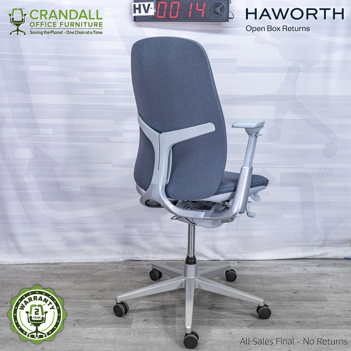HU-0014 - Haworth Open Box Zody LX Upholstered - Image 2