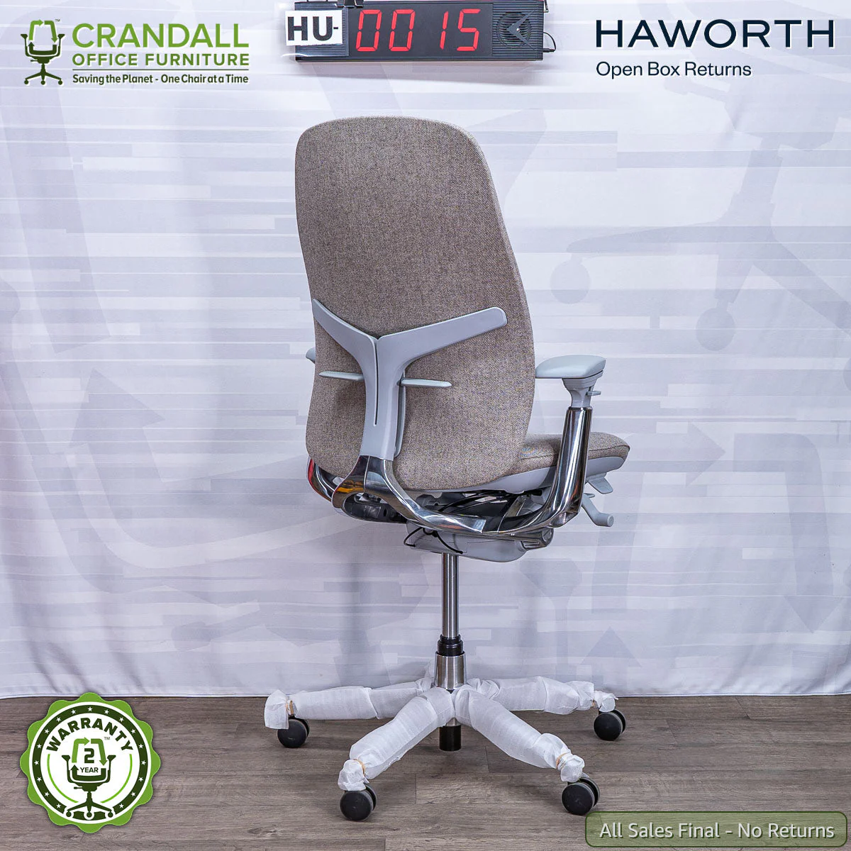 HU-0015 - Haworth Open Box Returns Zody LX Upholstered - Image 2