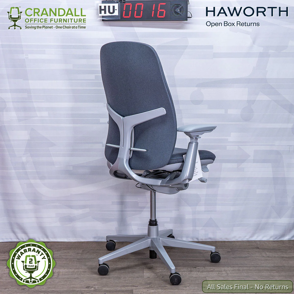 HU-0016 - Haworth Open Box Returns Zody LX Upholstered - Image 2