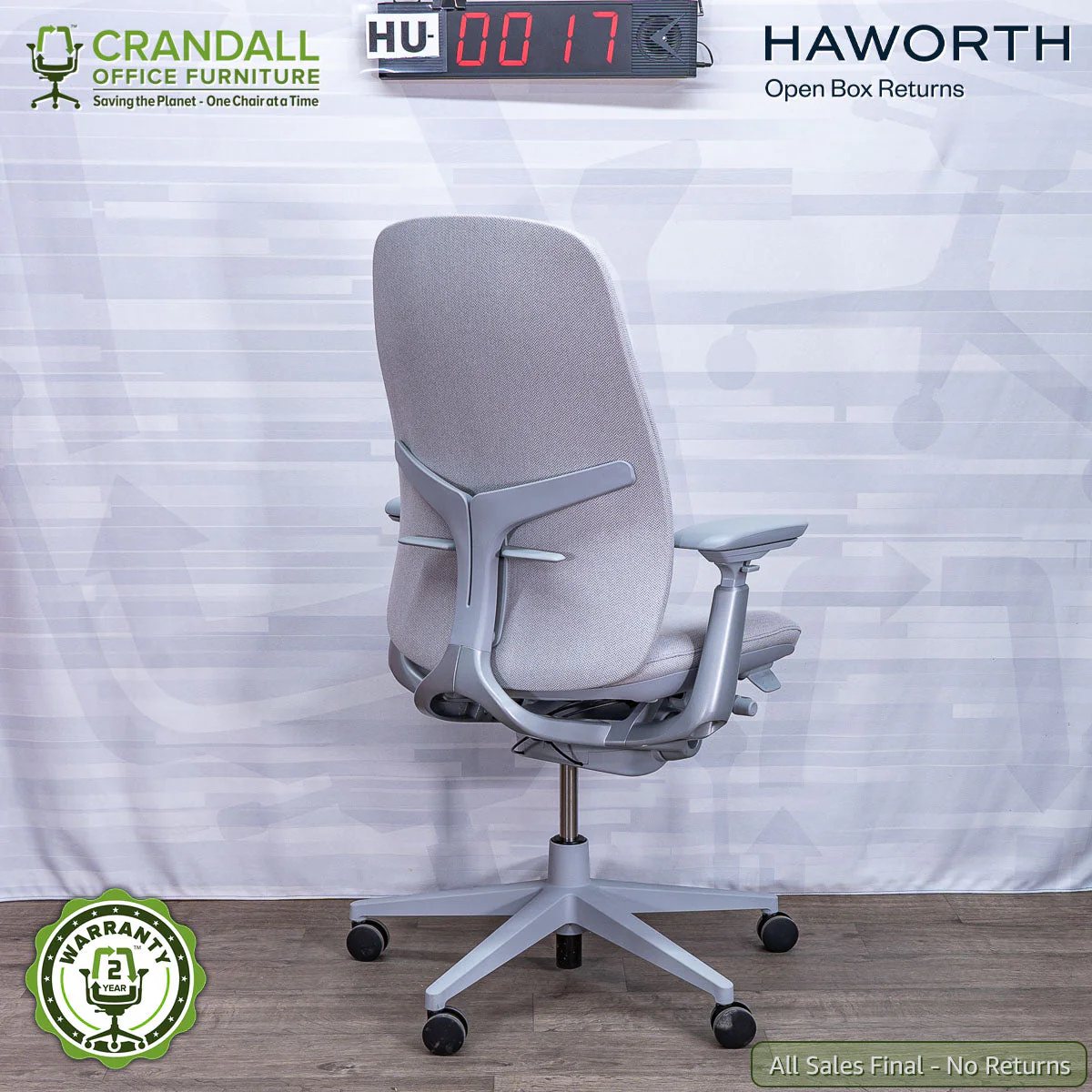 HU-0017 - Haworth Open Box Returns Zody LX Upholstered - Image 2