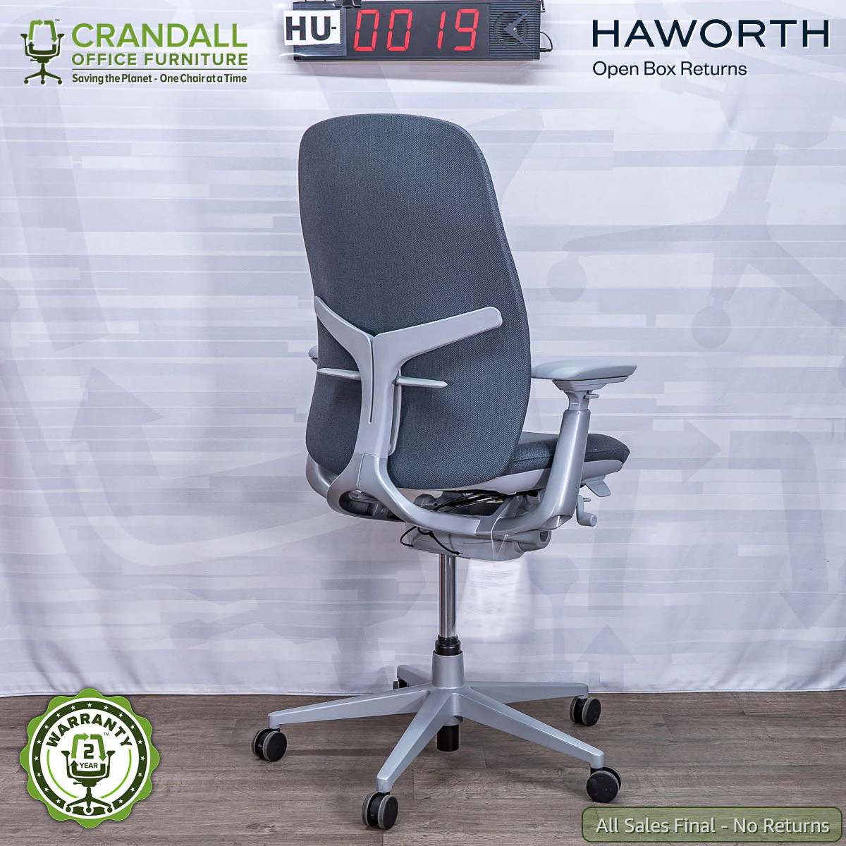 HU-0019 - Haworth Open Box Returns Zody LX Upholstered - Image 2
