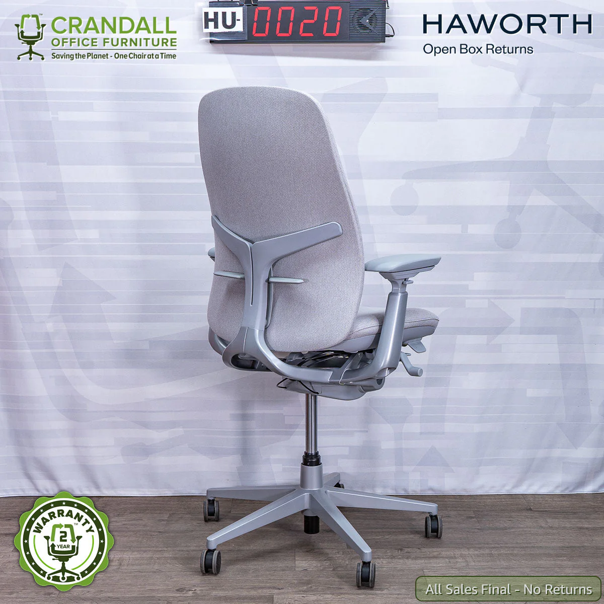 HU-0020 - Haworth Open Box Returns Zody LX Upholstered - Image 2