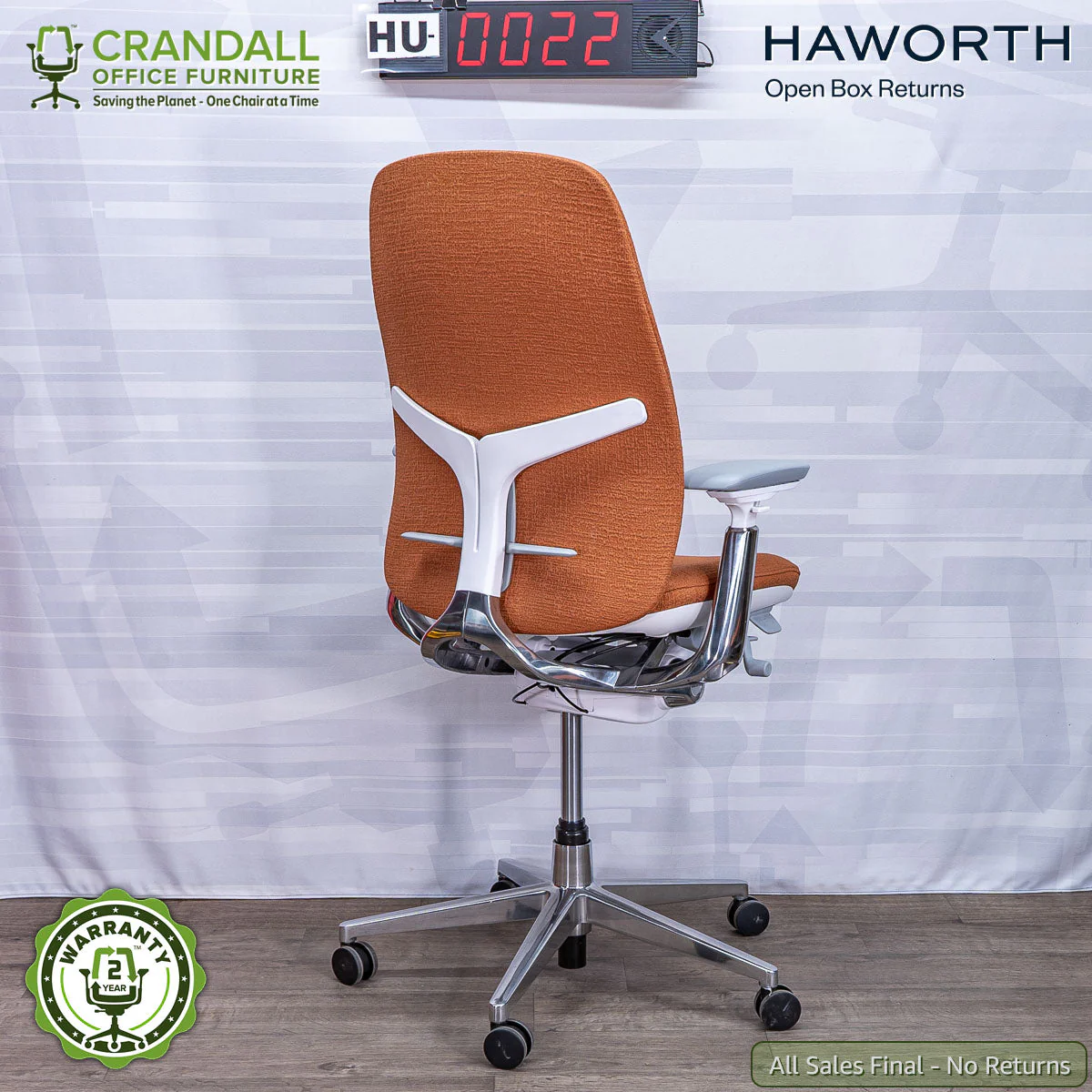 HU-0022 - Haworth Open Box Returns Zody LX Upholstered - Image 2