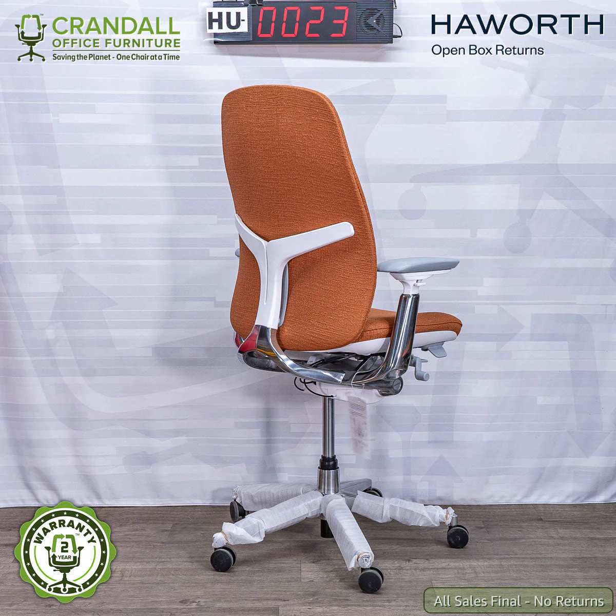 HU-0023 - Haworth Open Box Returns Zody LX Upholstered - Image 2