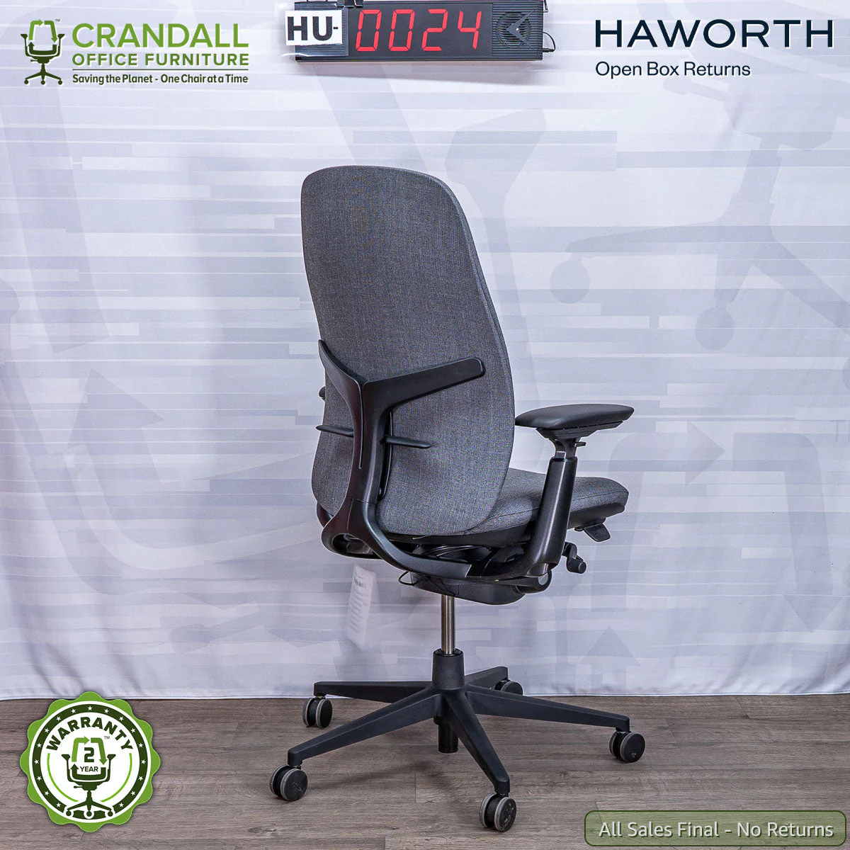 HU-0024 - Haworth Open Box Returns Zody LX Upholstered - Image 2