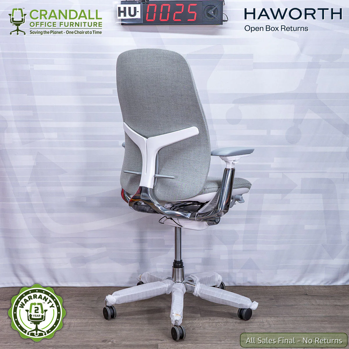 HU-0025 - Haworth Open Box Returns Zody LX Upholstered - Image 2