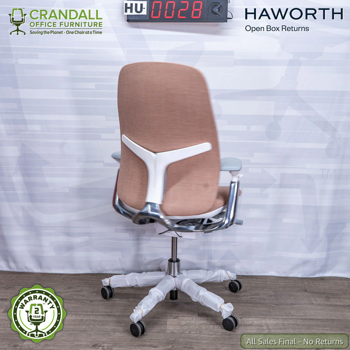 HU-0028 - Haworth Open Box Returns Zody LX Upholstered - Image 2