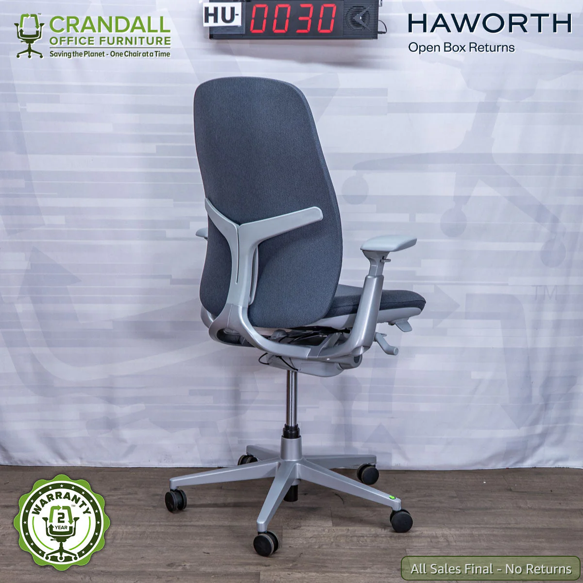 HU-0030 - Haworth Open Box Returns Zody LX Upholstered - Image 2