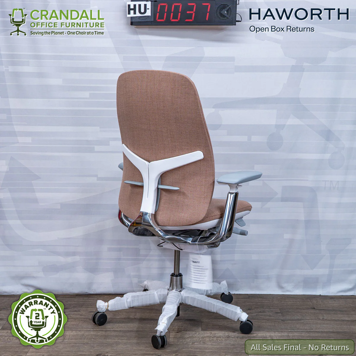 HU-0037 - Haworth Open Box Returns Zody LX Upholstered - Image 2
