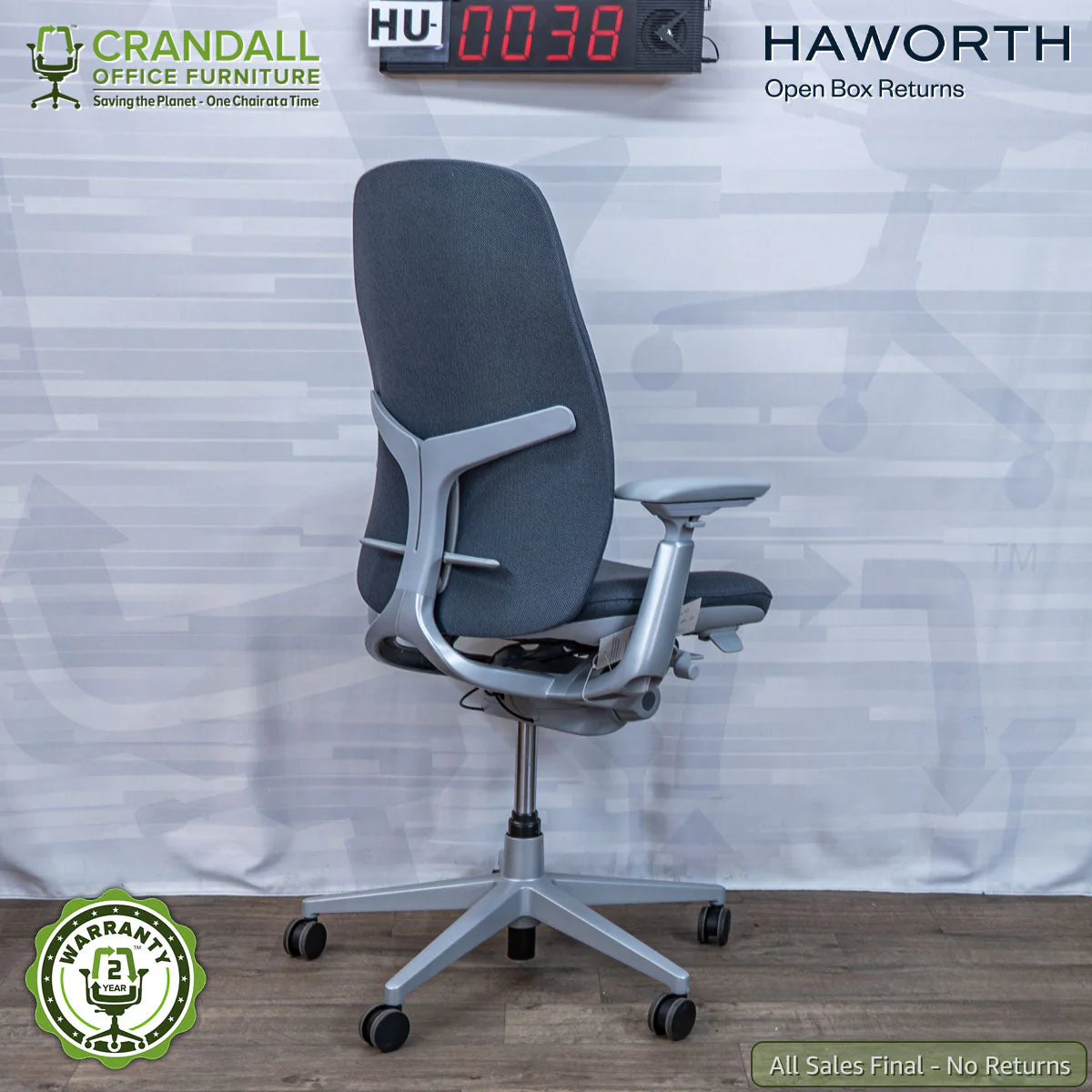 HU-0038 - Haworth Open Box Returns Zody LX Upholstered - Image 2