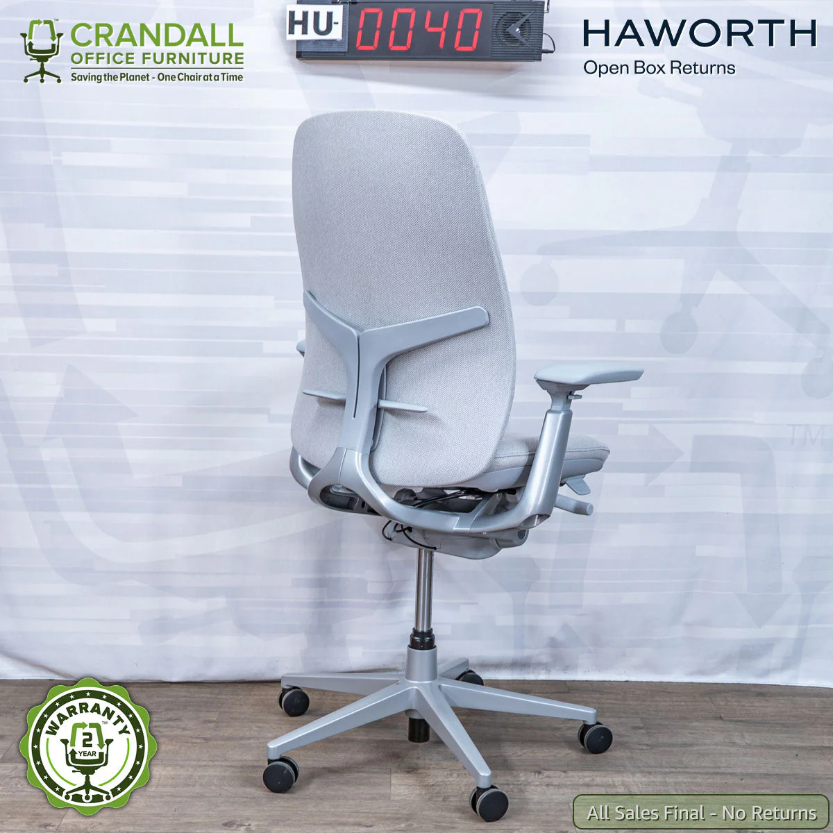 HU-0040 - Haworth Open Box Returns Zody LX Upholstered - Image 2
