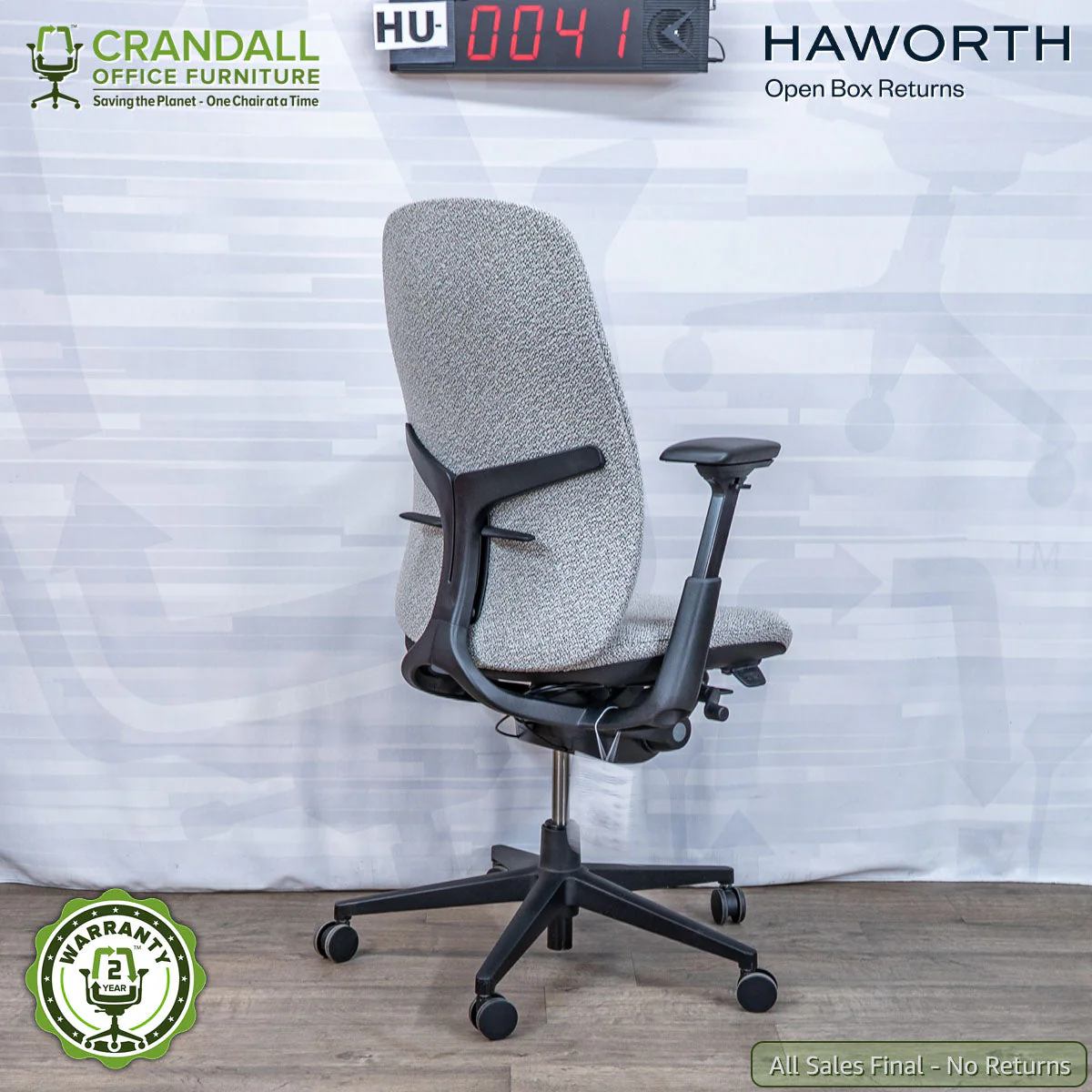 HU-0041 - Haworth Open Box Returns Zody LX Upholstered - Image 2