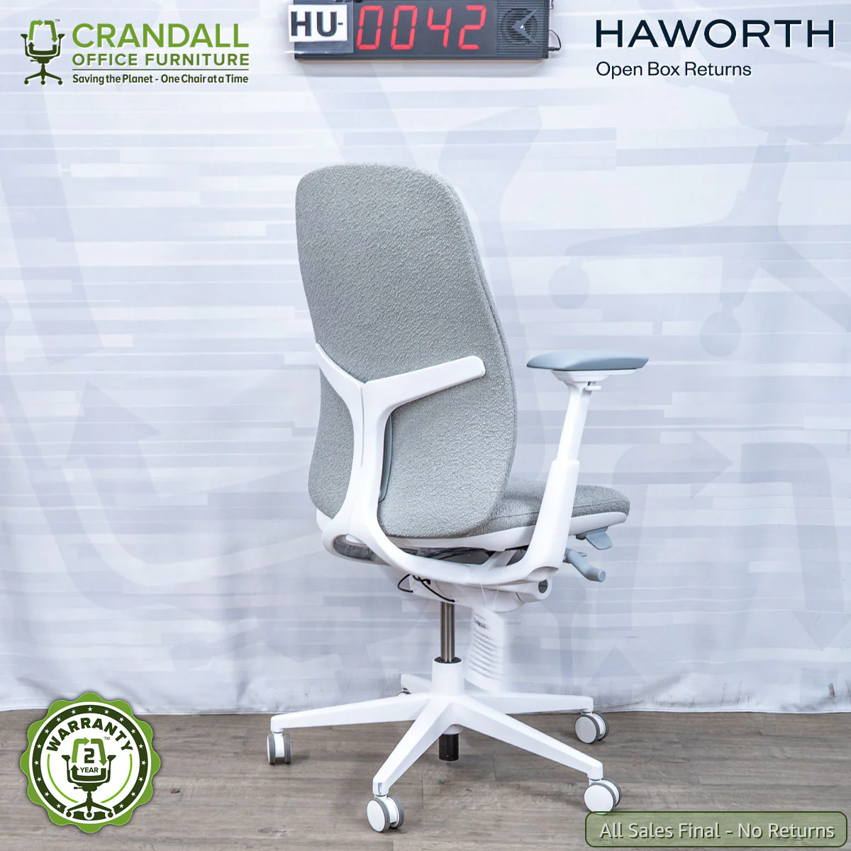 HU-0042 - Haworth Open Box Returns Zody LX Upholstered - Image 2