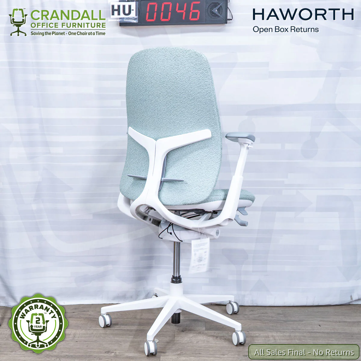HU-0046 - Haworth Open Box Returns Zody LX Upholstered - Image 2
