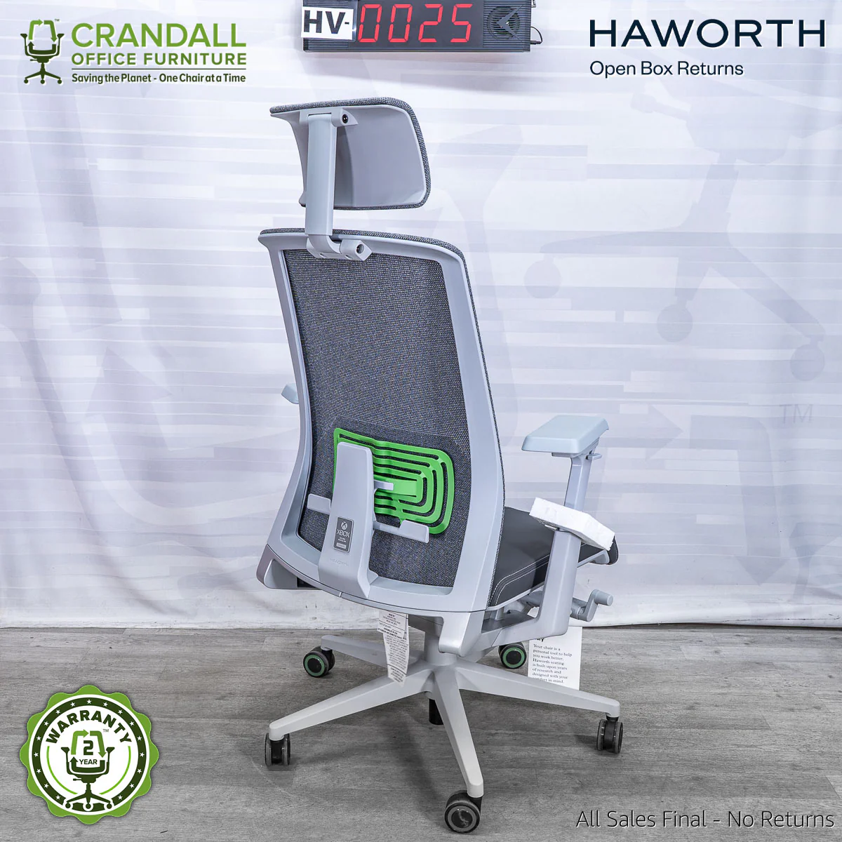HV-0025 - Haworth Very with Headrest - Image 2