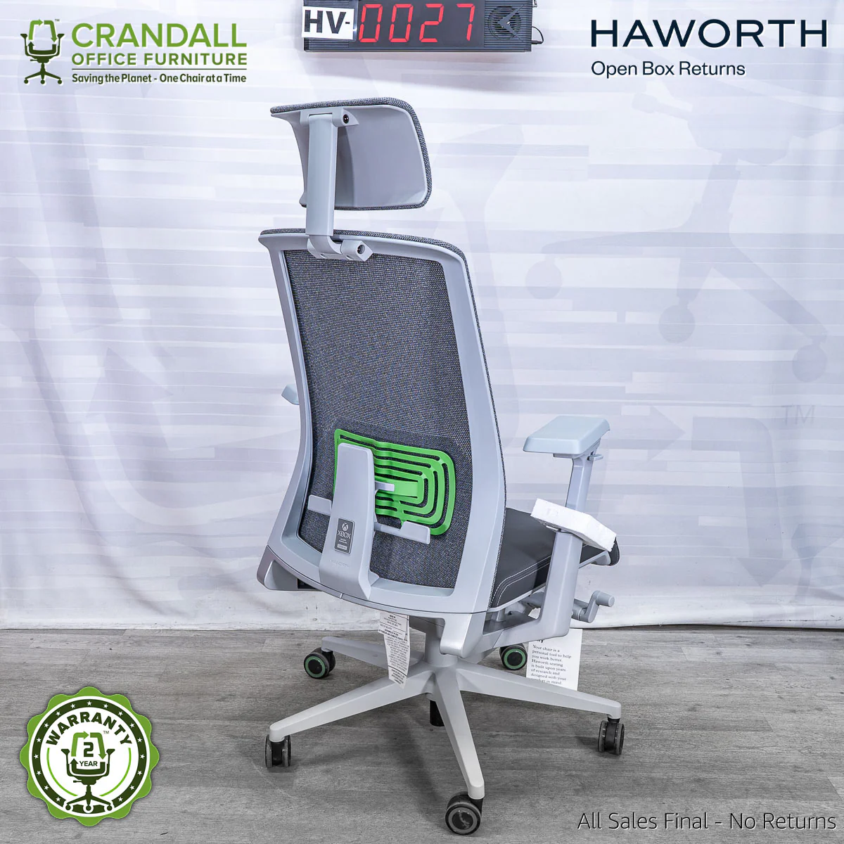 HV-0027 - Haworth Very with Headrest - Image 2